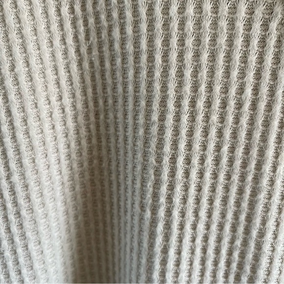 Logo lounge Lori Goldstein Tunic Womens medium Waffle Thermal Long Sleeve NWOT - Picture 7 of 11